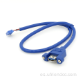 Cable de placa base ODM USB-3.0 con tornillo de bloqueo